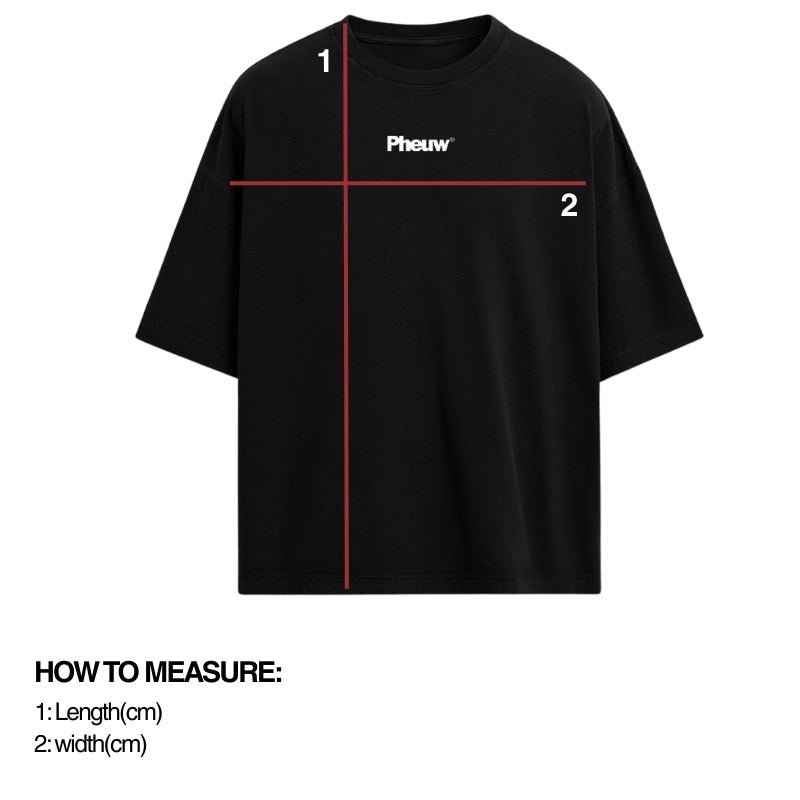 Pheuw® Oversized-Tee — guida alle taglie 2